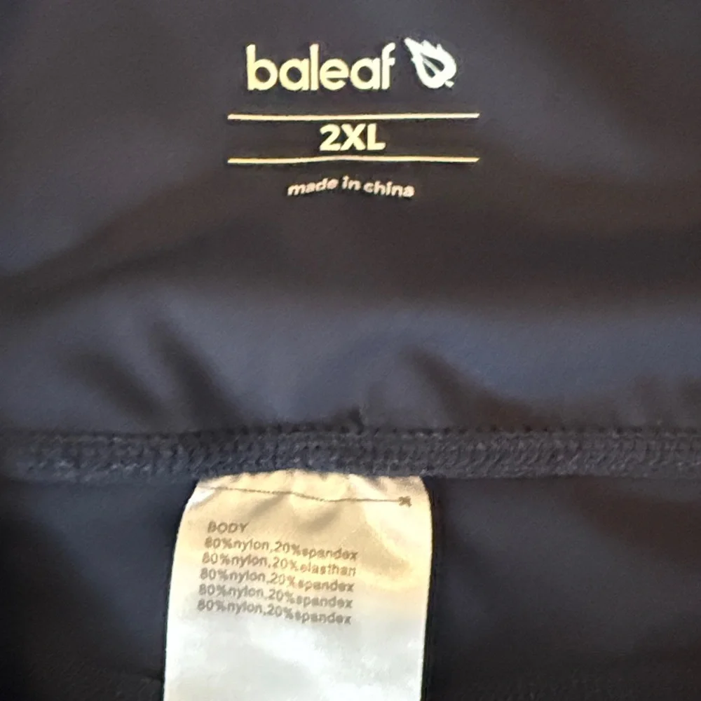 Baleaf Navy Leggings 2XL - Picture 2 of 2